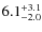 $6.1^{\rm +3.1}_{-2.0}$