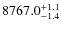 $8767.0^{\rm +1.1}_{-1.4}$