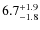$6.7^{\rm +1.9}_{-1.8}$