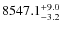 $8547.1^{\rm +9.0}_{-3.2}$