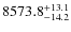 $8573.8^{\rm +13.1}_{-14.2}$