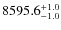 $8595.6^{\rm +1.0}_{-1.0}$