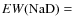 $EW({\rm NaD}) =$