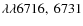 $\lambda \lambda 6716,~
6731$