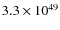 $3.3 \times 10^{49}$