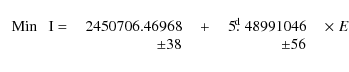 \begin{displaymath}
\begin{tabular}{r r c r r}
{\rm Min ~ I} = & 2450706.46968 &...
...E$\space \\
& $\pm 38$ & & $\pm 56$\space & \\
\end{tabular}\end{displaymath}