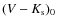 $(V-K_{\rm s})_0$