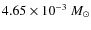 $4.65\times10^{-3}~M_{\odot}$