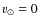 $v_{\odot}=0$