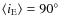 $\langle i_{\rm E}
\rangle = 90^\circ$