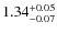 $1.34^{\rm +0.05}_{-0.07}$
