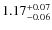 $1.17^{\rm +0.07}_{-0.06}$