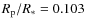 $R_{\rm p}/R_* = 0.103$