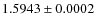 $1.5943\pm0.0002$