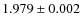 $1.979\pm0.002$