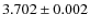 $3.702\pm0.002$