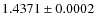 $1.4371\pm0.0002$