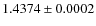 $1.4374\pm0.0002$