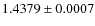 $1.4379\pm0.0007$