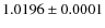 $1.0196\pm0.0001$