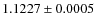 $1.1227\pm0.0005$