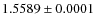 $1.5589\pm0.0001$
