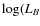 $\log(L_B$