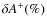 $\delta A^+(\%)$