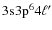 $\rm 3s^{}3p^{6}4\ell'$