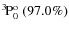 $\rm {}^{3}\hspace*{-.5mm}P_{0}^{{\rm o}}~(97.0\%)$