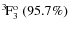 $\rm {}^{3}\hspace*{-.5mm}F_{3}^{{\rm o}}~(95.7\%)$