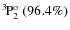 $\rm {}^{3}\hspace*{-.5mm}P_{2}^{{\rm o}}~(96.4\%)$