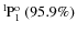 $\rm {}^{1}\hspace*{-.5mm}P_{1}^{{\rm o}}~(95.9\%)$