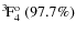 $\rm {}^{3}\hspace*{-.5mm}F_{4}^{{\rm o}}~(97.7\%)$