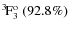 $\rm {}^{3}\hspace*{-.5mm}F_{3}^{{\rm o}}~(92.8\%)$