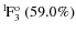 $\rm {}^{1}\hspace*{-.5mm}F_{3}^{{\rm o}}~(59.0\%)$