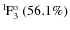 $\rm {}^{1}\hspace*{-.5mm}F_{3}^{{\rm o}}~(56.1\%)$