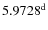 $5.9728^{{\rm d}}$