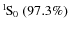 $\rm {}^{1}\hspace*{-.5mm}S_{0}~(97.3\%)$