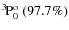 $\rm {}^{3}\hspace*{-.5mm}P_{0}^{{\rm o}}~(97.7\%)$