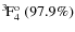 $\rm {}^{3}\hspace*{-.5mm}F_{4}^{{\rm o}}~(97.9\%)$
