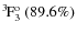 $\rm {}^{3}\hspace*{-.5mm}F_{3}^{{\rm o}}~(89.6\%)$