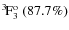 $\rm {}^{3}\hspace*{-.5mm}F_{3}^{{\rm o}}~(87.7\%)$