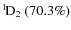 $\rm {}^{1}\hspace*{-.5mm}D_{2}~(70.3\%)$