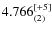 $4.766_{(2)}^{\rm [+5]}$