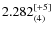 $2.282_{(4)}^{\rm [+5]}$