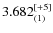 $3.682_{(1)}^{\rm [+5]}$