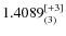 $1.4089_{(3)}^{\rm [+3]}$