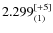 $2.299_{(1)}^{\rm [+5]}$