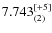 $7.743_{(2)}^{\rm [+5]}$